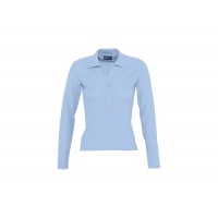 POLO PIQUE SENHORA M/COMP 3 BOT PODIUM AZUL CÉU POLO PIQUE SENHORA M/COMP 3 BOT PODIUM AZUL CÉU